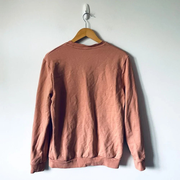 Disneyland Paris Flowers Cotton Sweatshirt Rose Blush Pink Size Medium - Picture 3 of 5